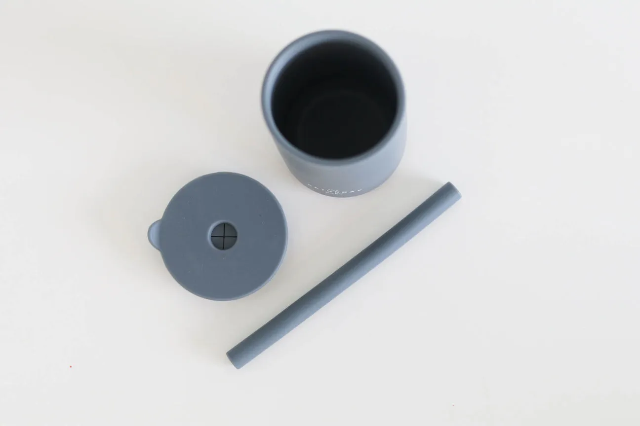 Silicone Straw Cup - Ocean