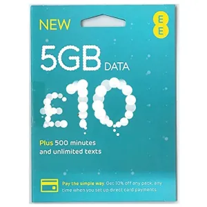 Sim Card EE 5GB Data