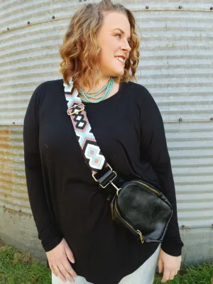 Sling Bag Black/Aztec