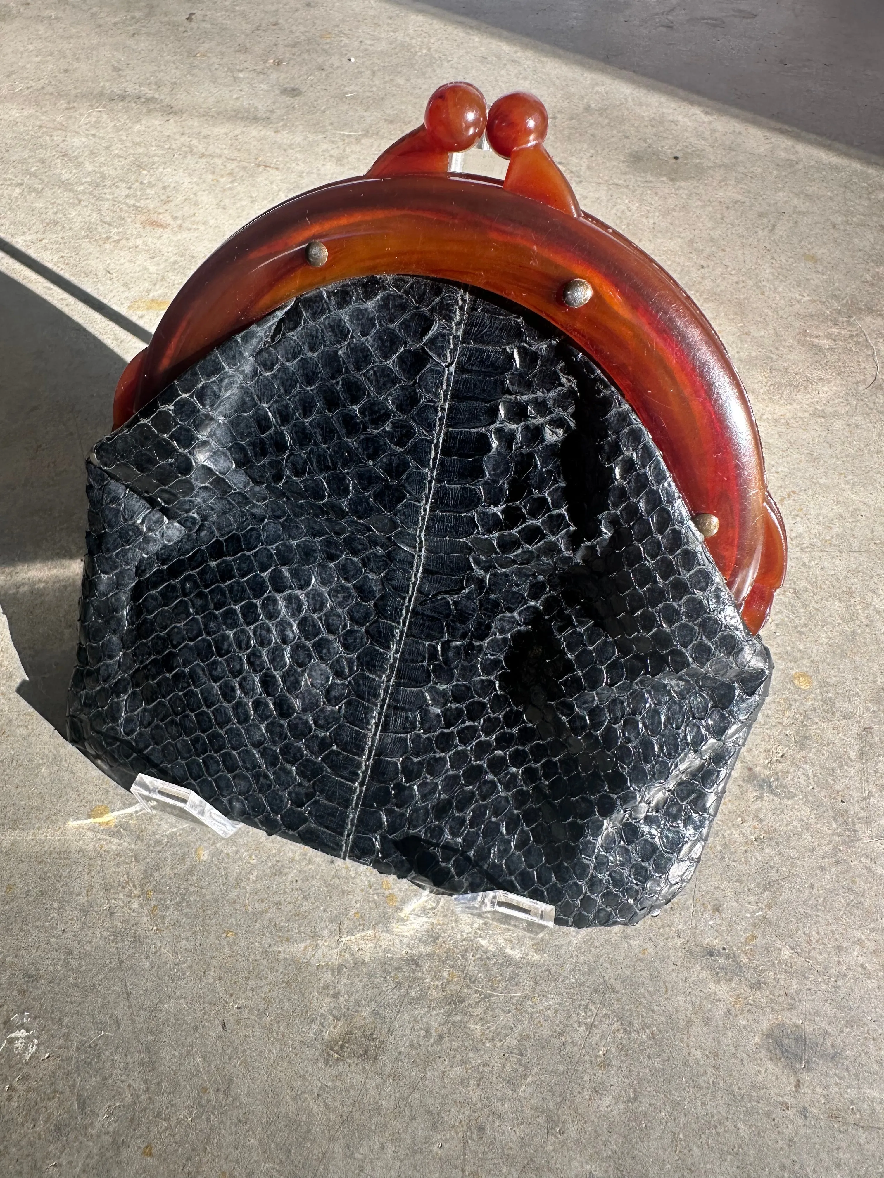 Snakeskin Mini Purse