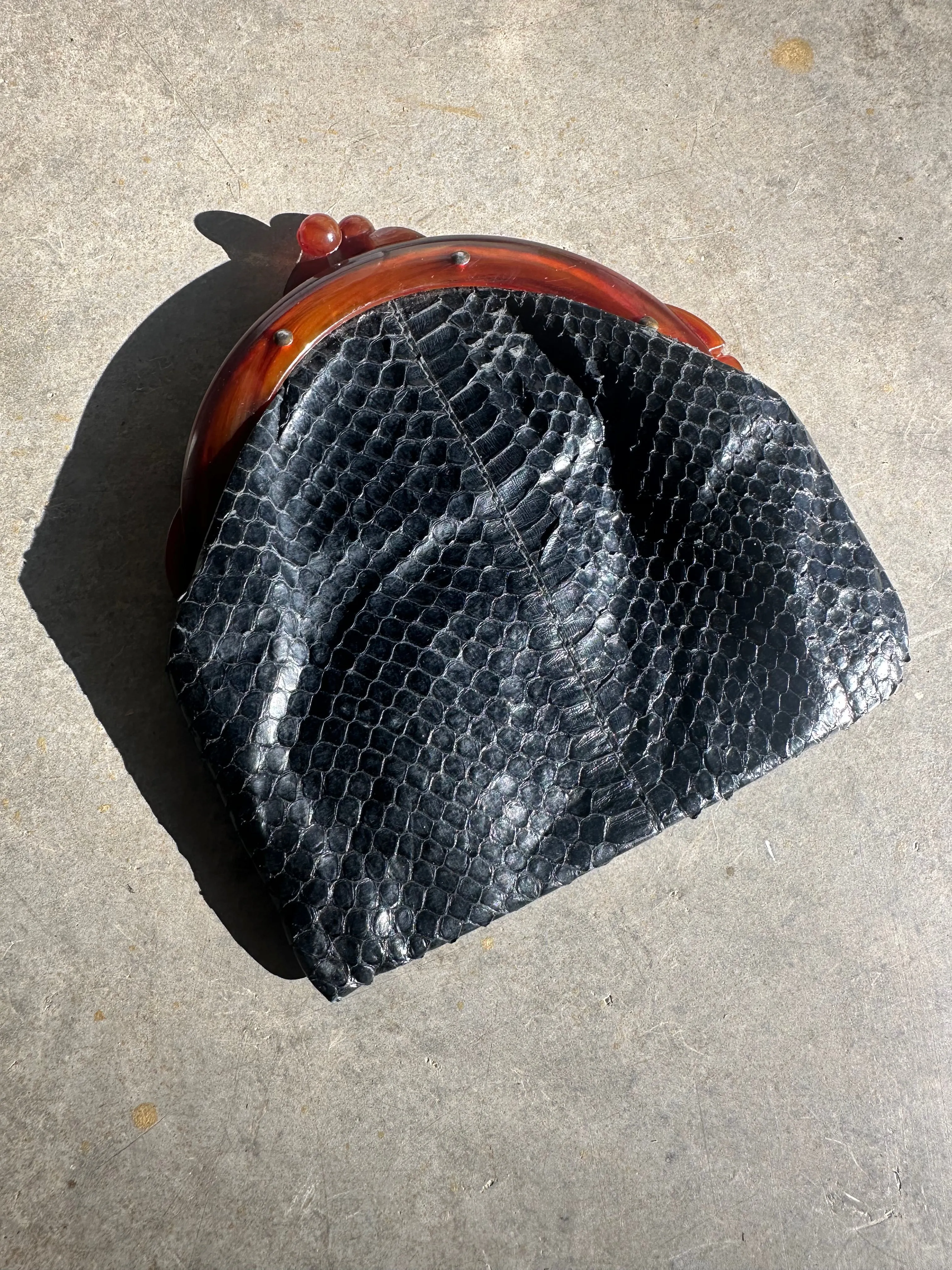 Snakeskin Mini Purse
