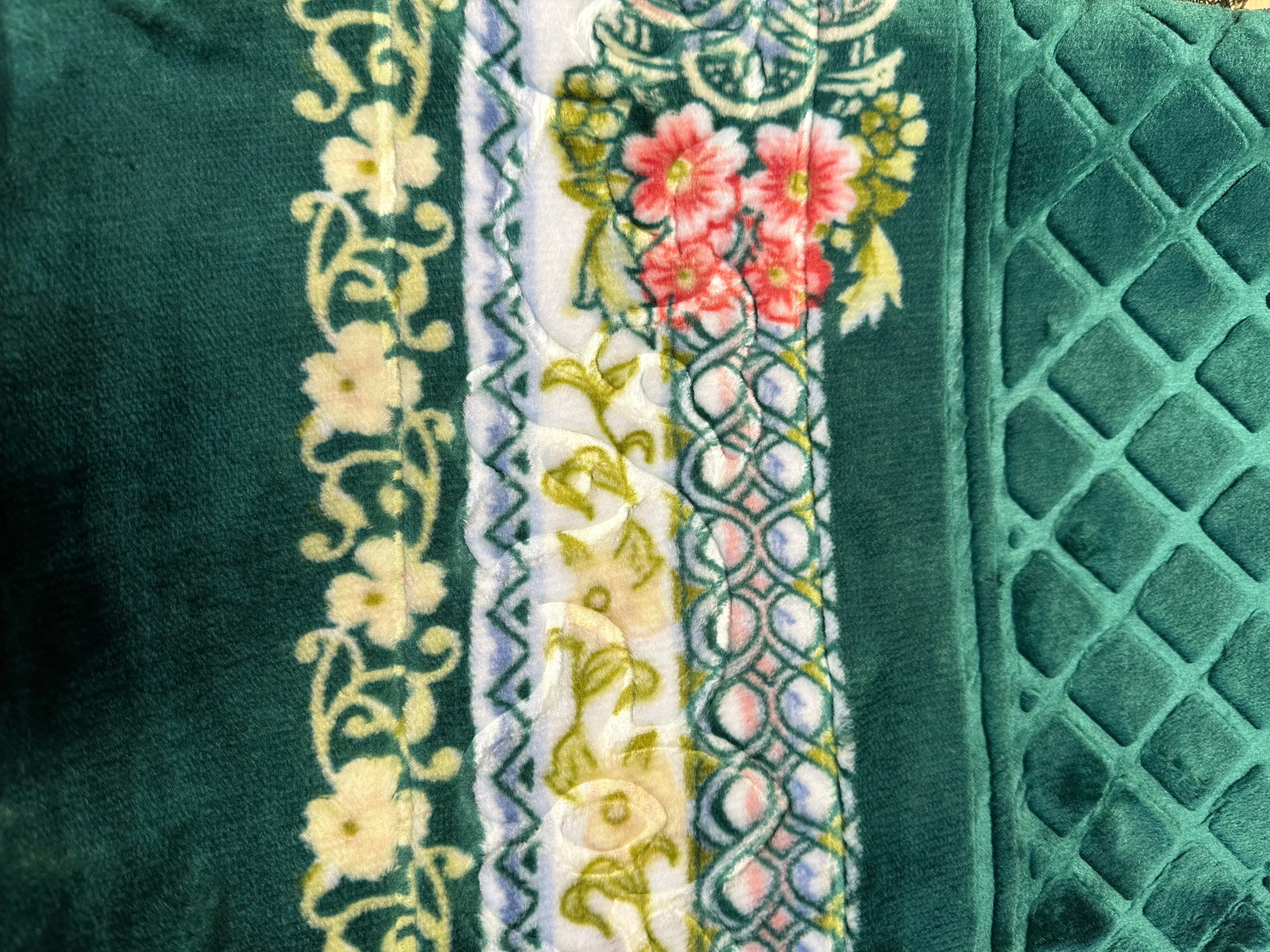 Soft Padded Prayer Mat - Green