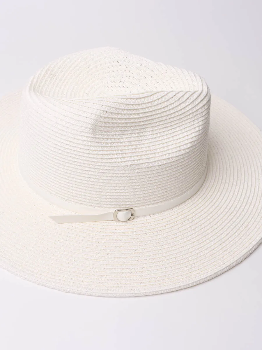 Solana Hat in White