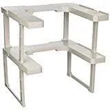 Spicy Shelf Spice Rack and Stackable Organizer 1 Set of 2 Shelves, turns a mess of spices into an organized masterpiece! Retails $78 
