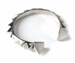 Spike Bangle in Silver