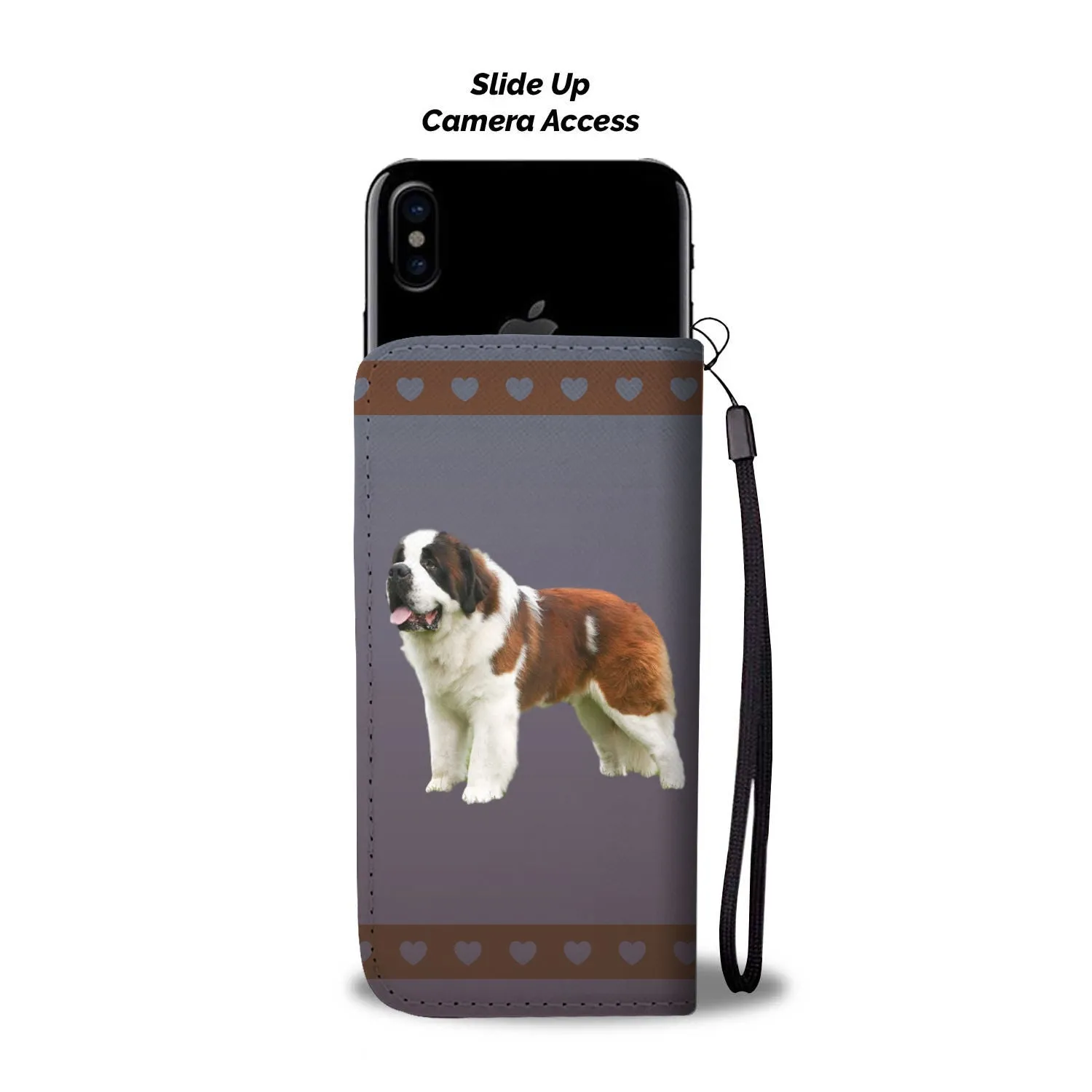 St Bernard Phone Case Wallet