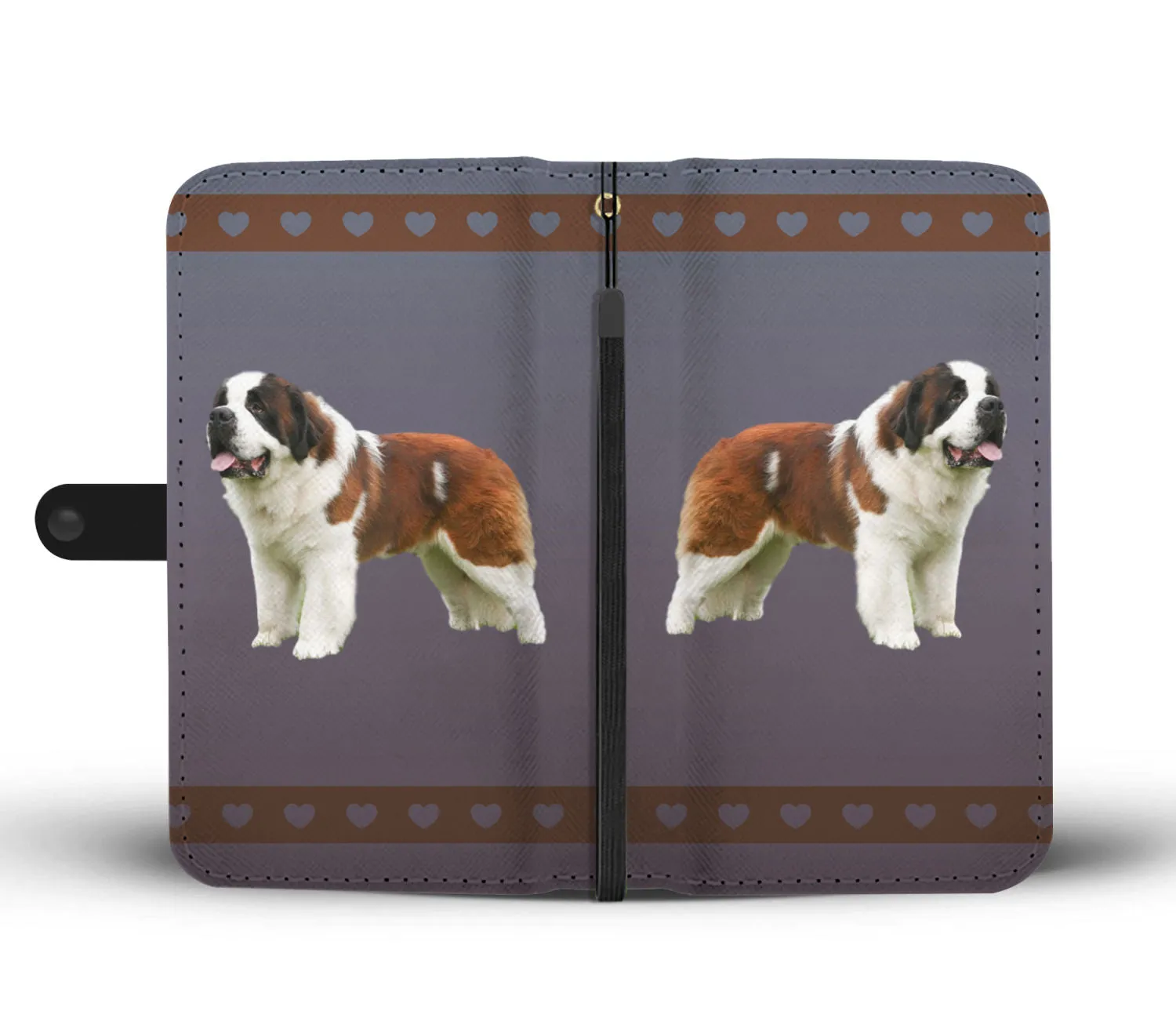 St Bernard Phone Case Wallet