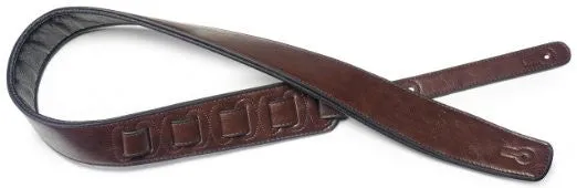 Stagg SPFL30 Padded Leather Strap Brown