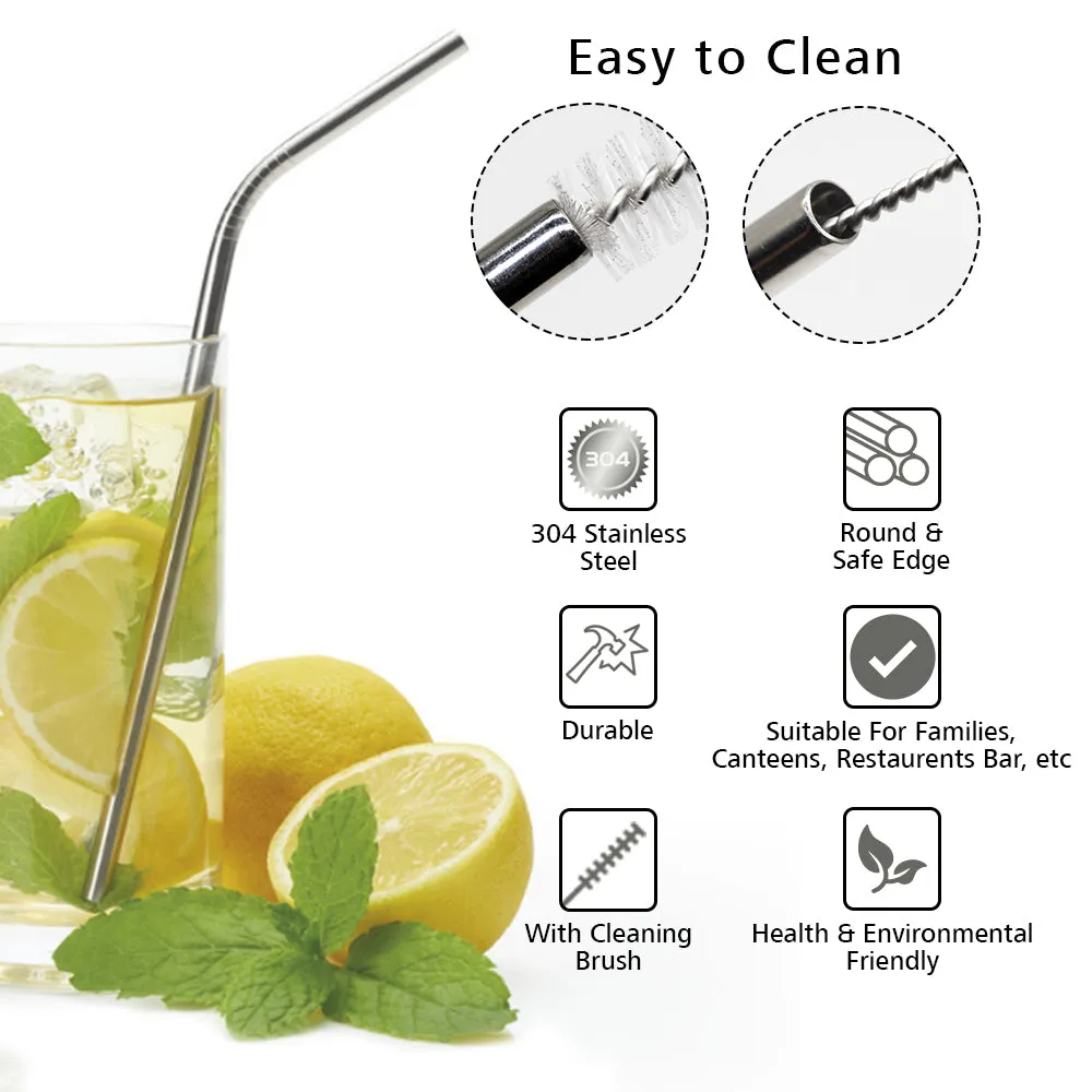 Stainless Steel Straw ( 4 Bent Straw )