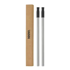 Steel straw set
