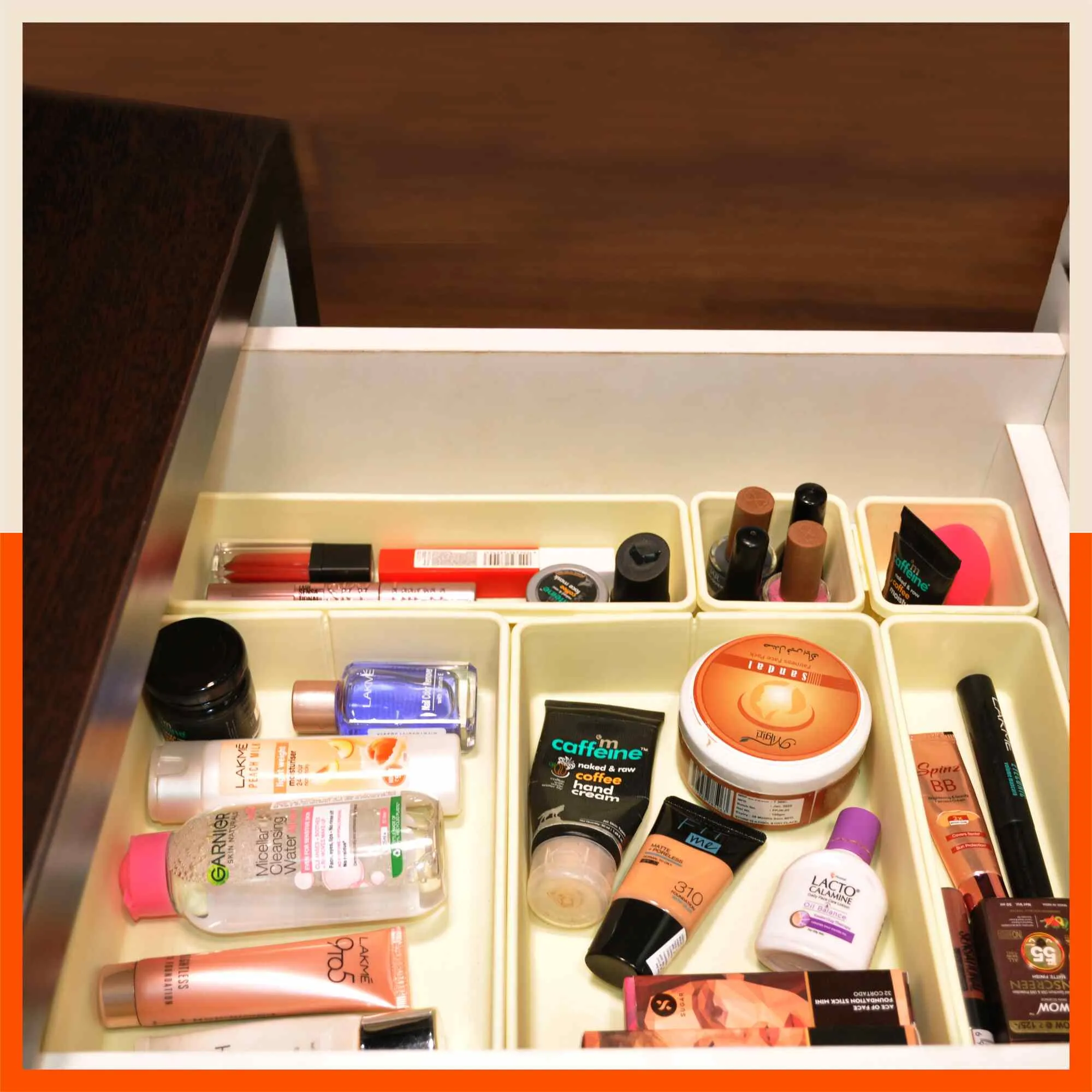 Stomo Vero Multipurpose Drawer Organizer for Home | Off White