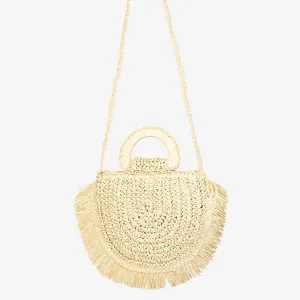 Straw Fringe Bag