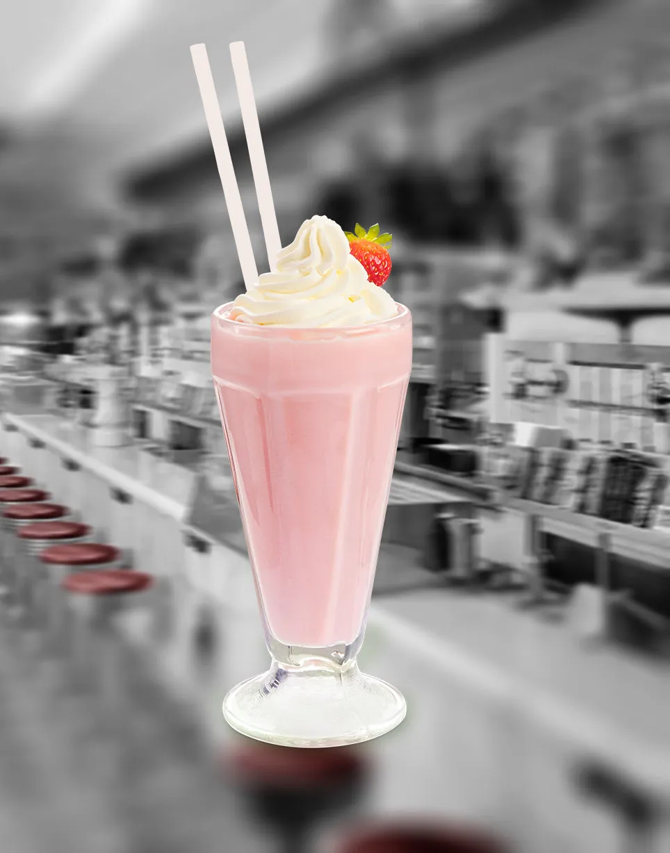 Straw Plastic White Milkshake 8 in. - 9 x 250 count - Stone Plastics - Packaging and Accessories - Restaurant Supplies and Equipment - Canadian Distribution