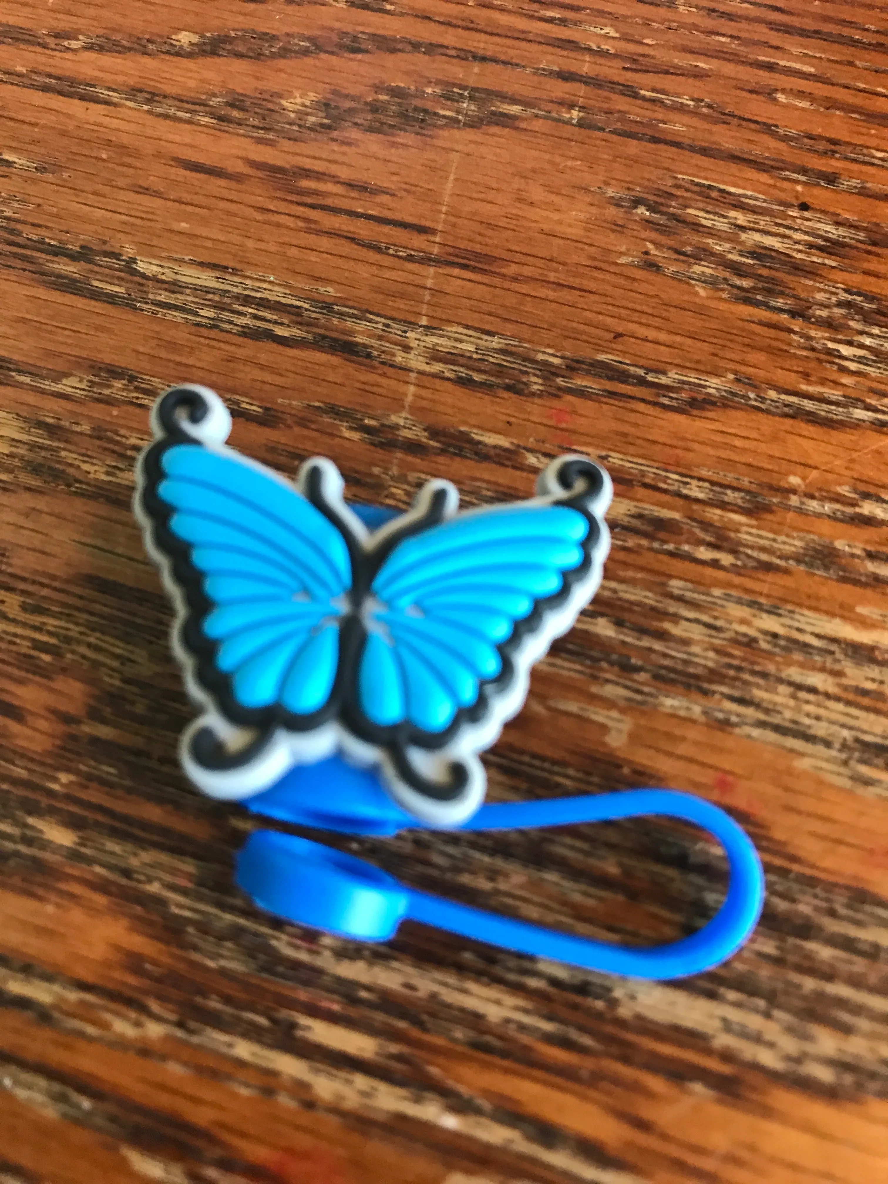 Straw Toppers-Butterflies