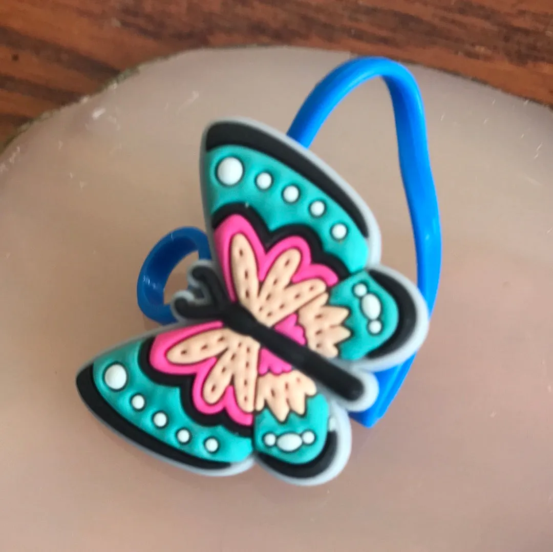 Straw Toppers-Butterflies