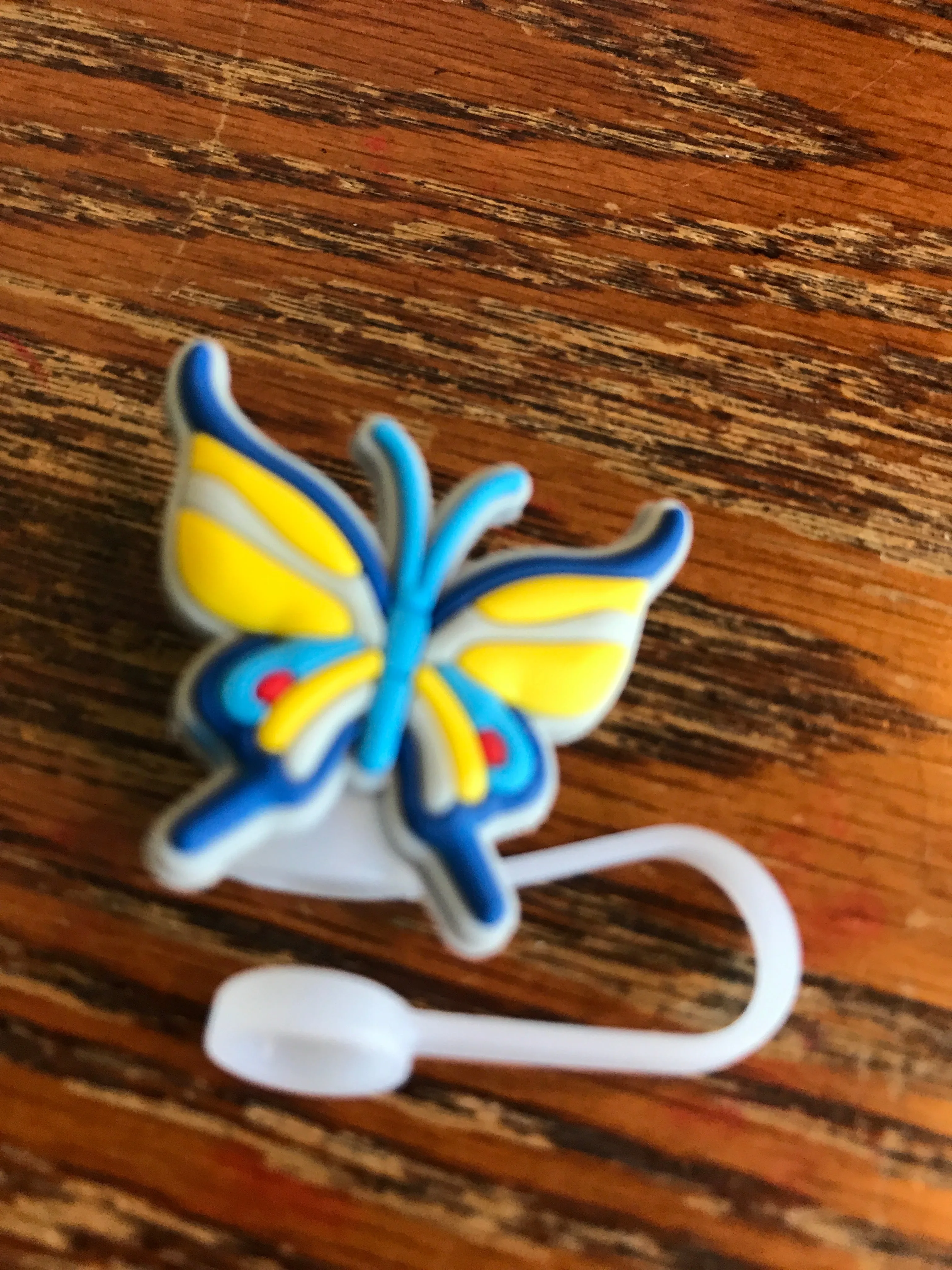 Straw Toppers-Butterflies