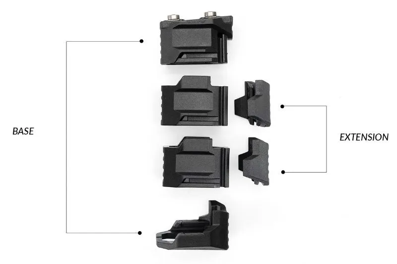 Strike Industries Stacked Angled Grip with Cable Management System (base)