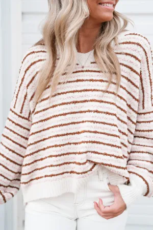 Stripes Knitted Casual Sweater