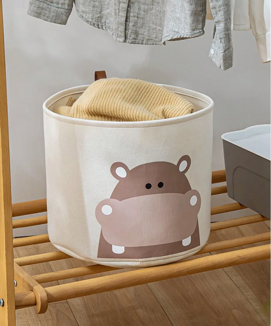 Style Felt Storage, Toy & Clothes Organizer Basket