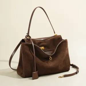 Suede Shoulder Bag