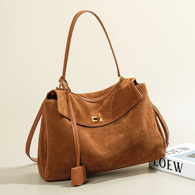 Suede Shoulder Bag