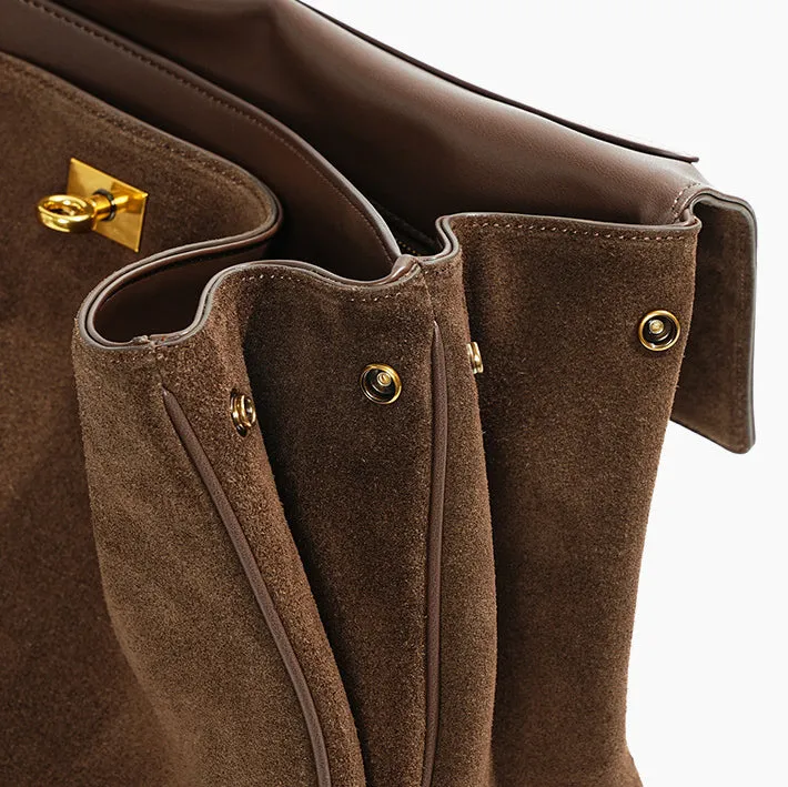 Suede Shoulder Bag