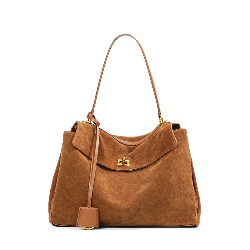 Suede Shoulder Bag
