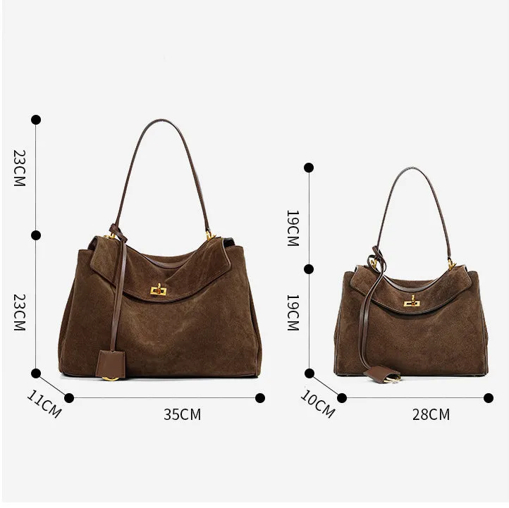 Suede Shoulder Bag