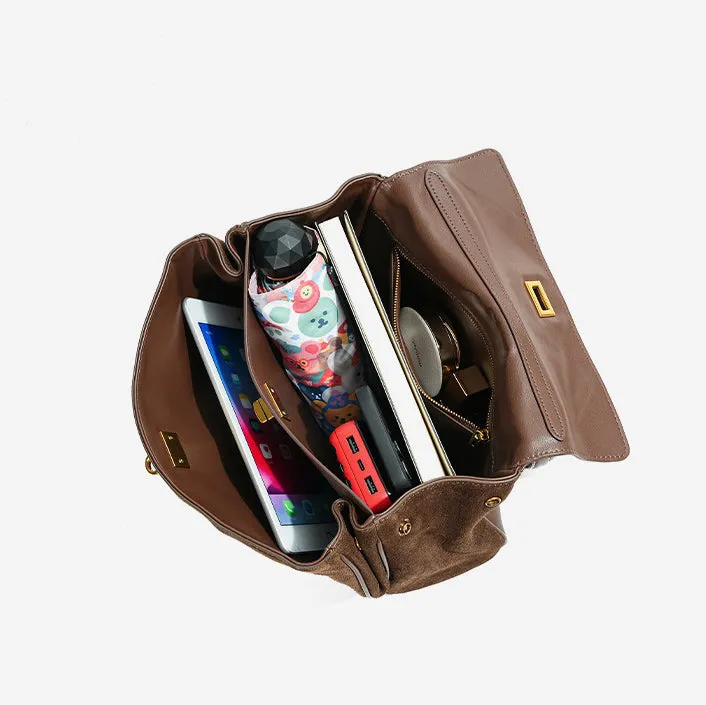 Suede Shoulder Bag