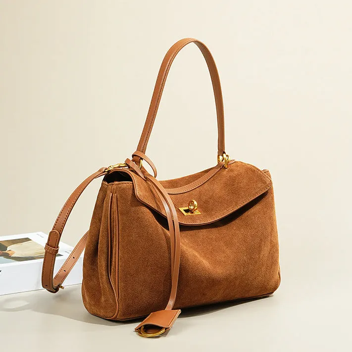 Suede Shoulder Bag