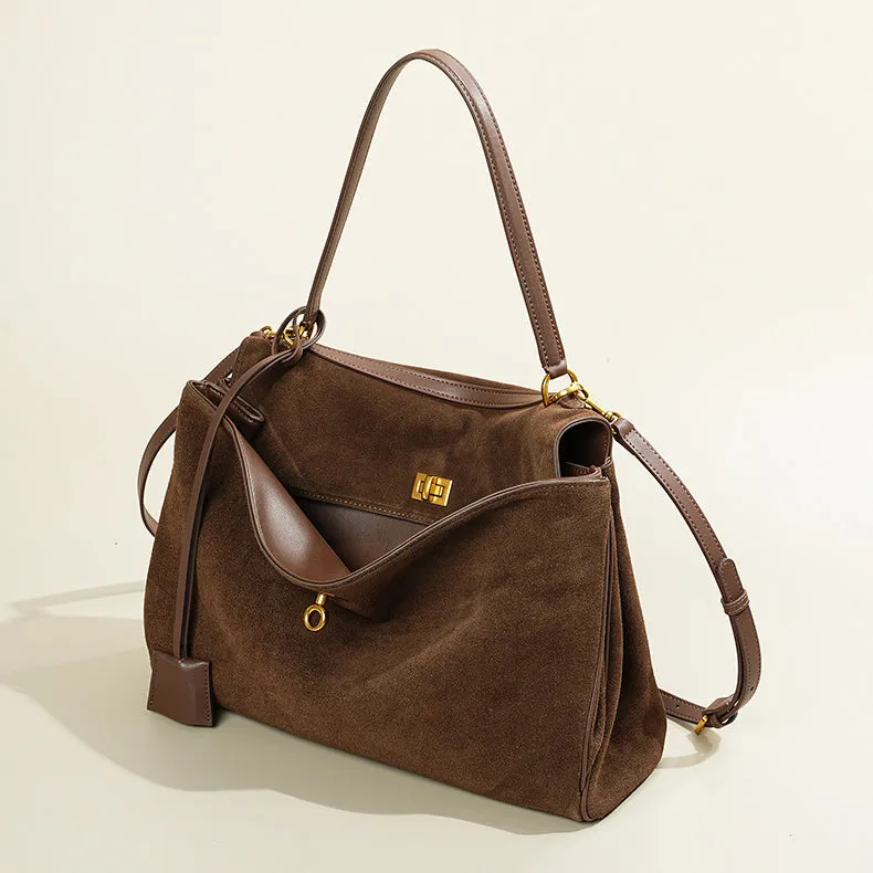 Suede Shoulder Bag