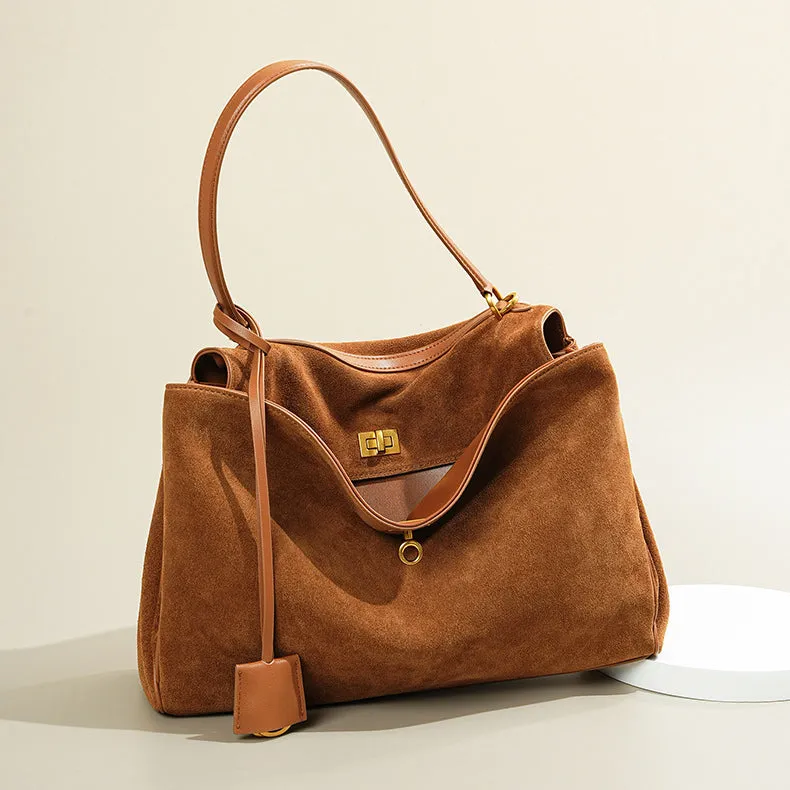 Suede Shoulder Bag