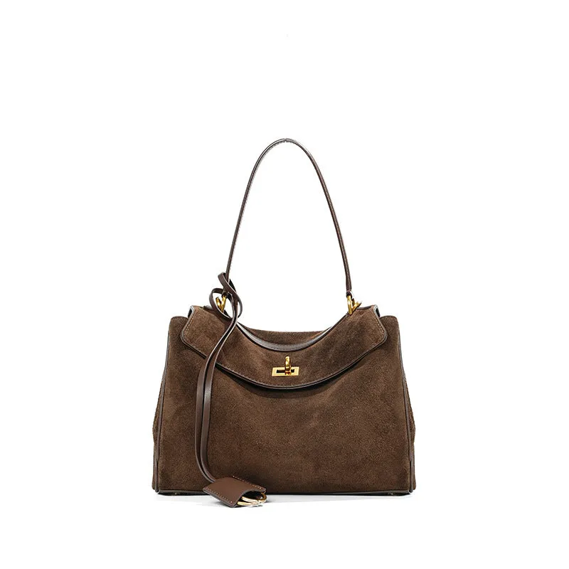 Suede Shoulder Bag