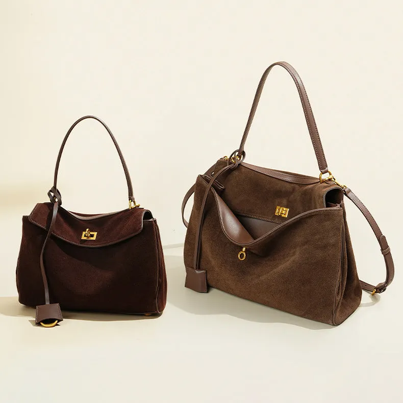 Suede Shoulder Bag