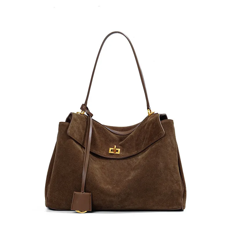 Suede Shoulder Bag