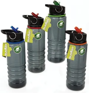 Summit 700ml Water Bottle With Folding Straw (Styles Vary, One Supplied)