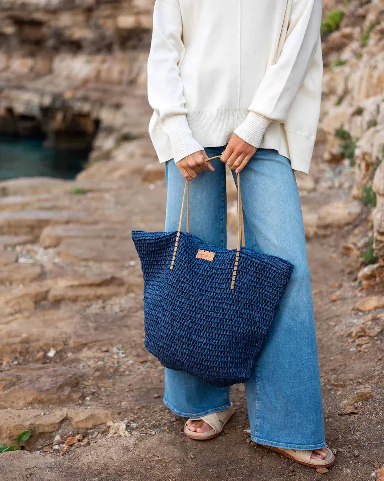 Sun Chaser Straw Tote by Mersea
