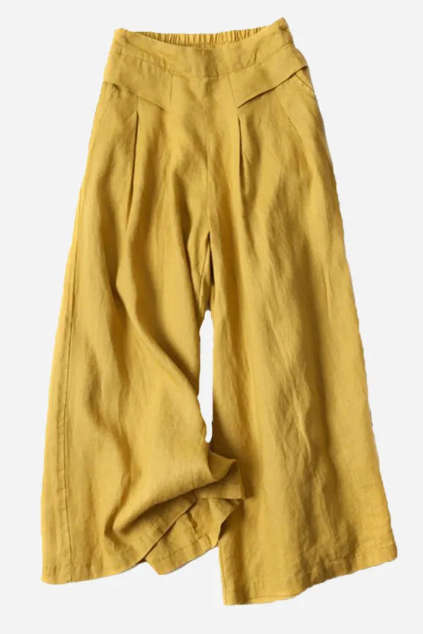 Sun-Kissed Elegance Lightweight Palazzos