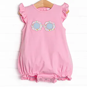 Sunnies and Shade Applique Bubble, Pink