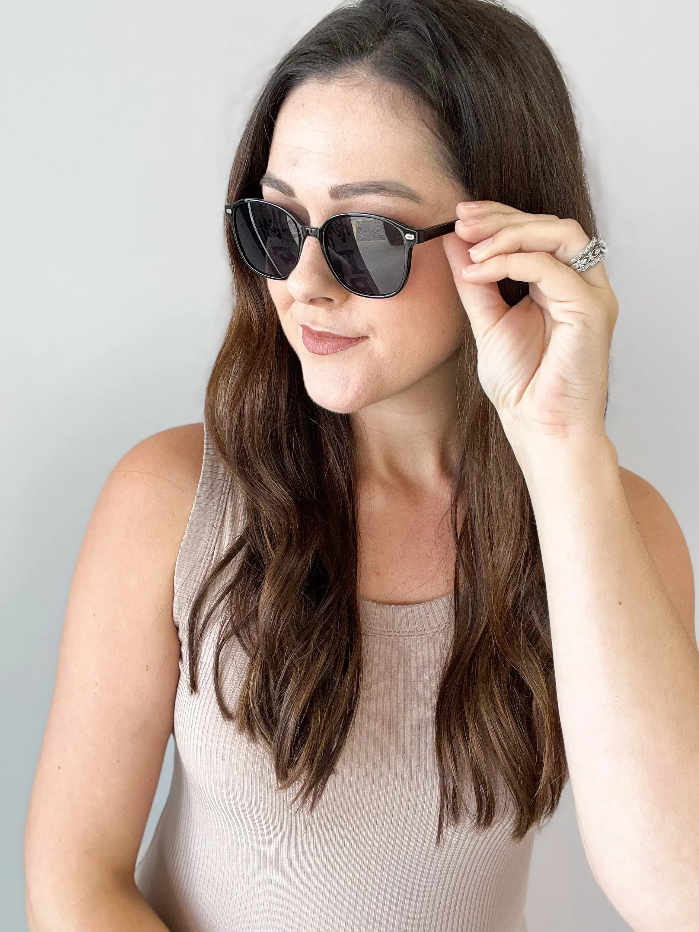Sunny Days Sunglasses / Black Shine