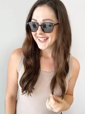 Sunny Days Sunglasses / Black Shine