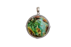 Sunny Face Medallion Pendant