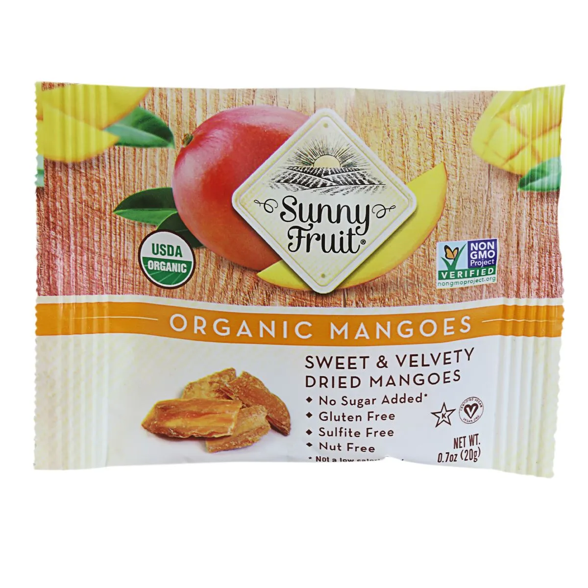 Sunny Fruit | Organic Mango Snack Packs | 20g