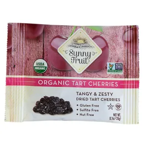 Sunny Fruit | Organic Tart Cherries Snack Packs | 20g