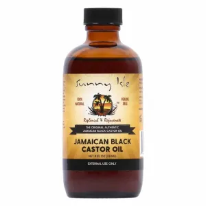 Sunny Isles Jamaican Black Castor Oil For Hair, 100% Natural, 4 Oz