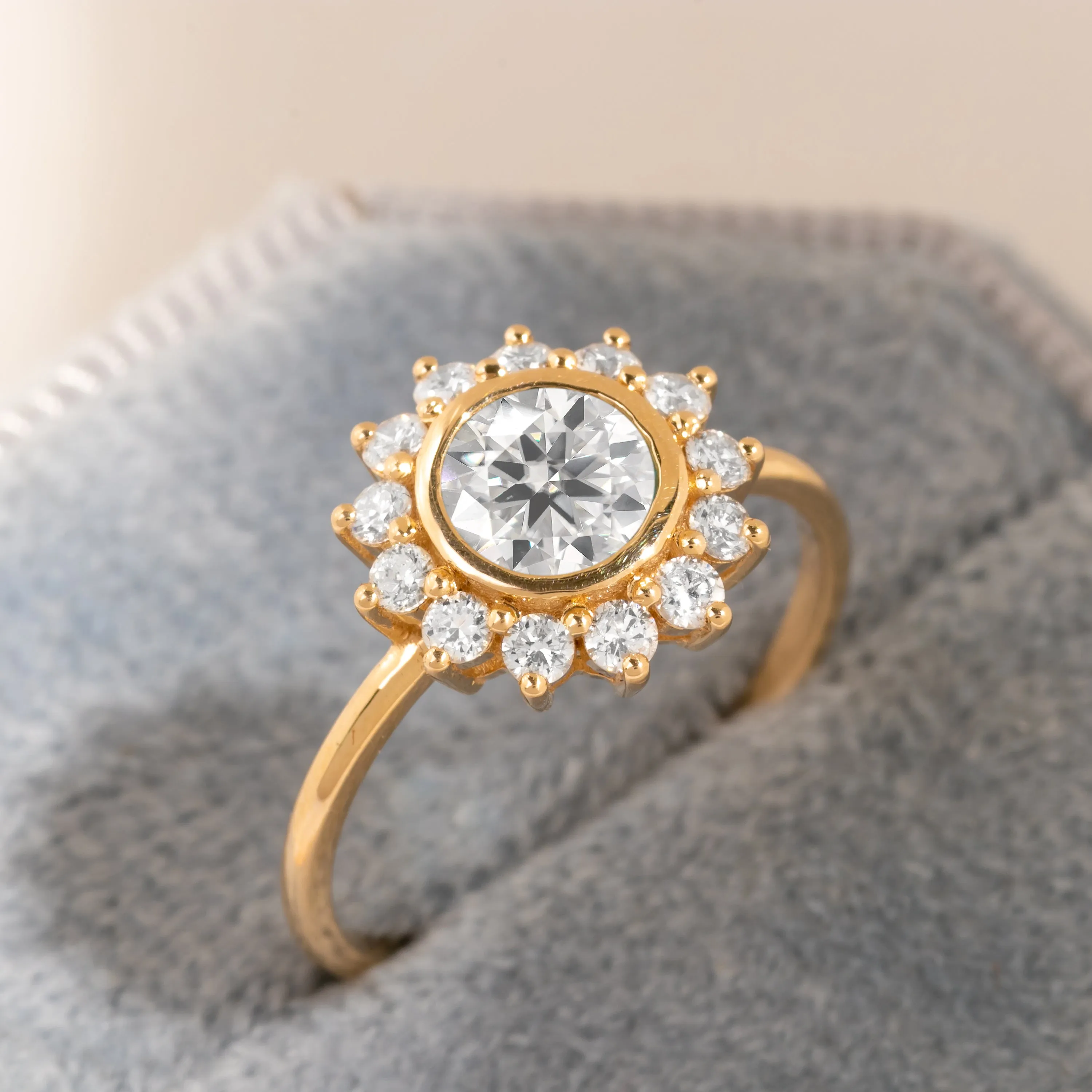 Sunny Moissanite Ring