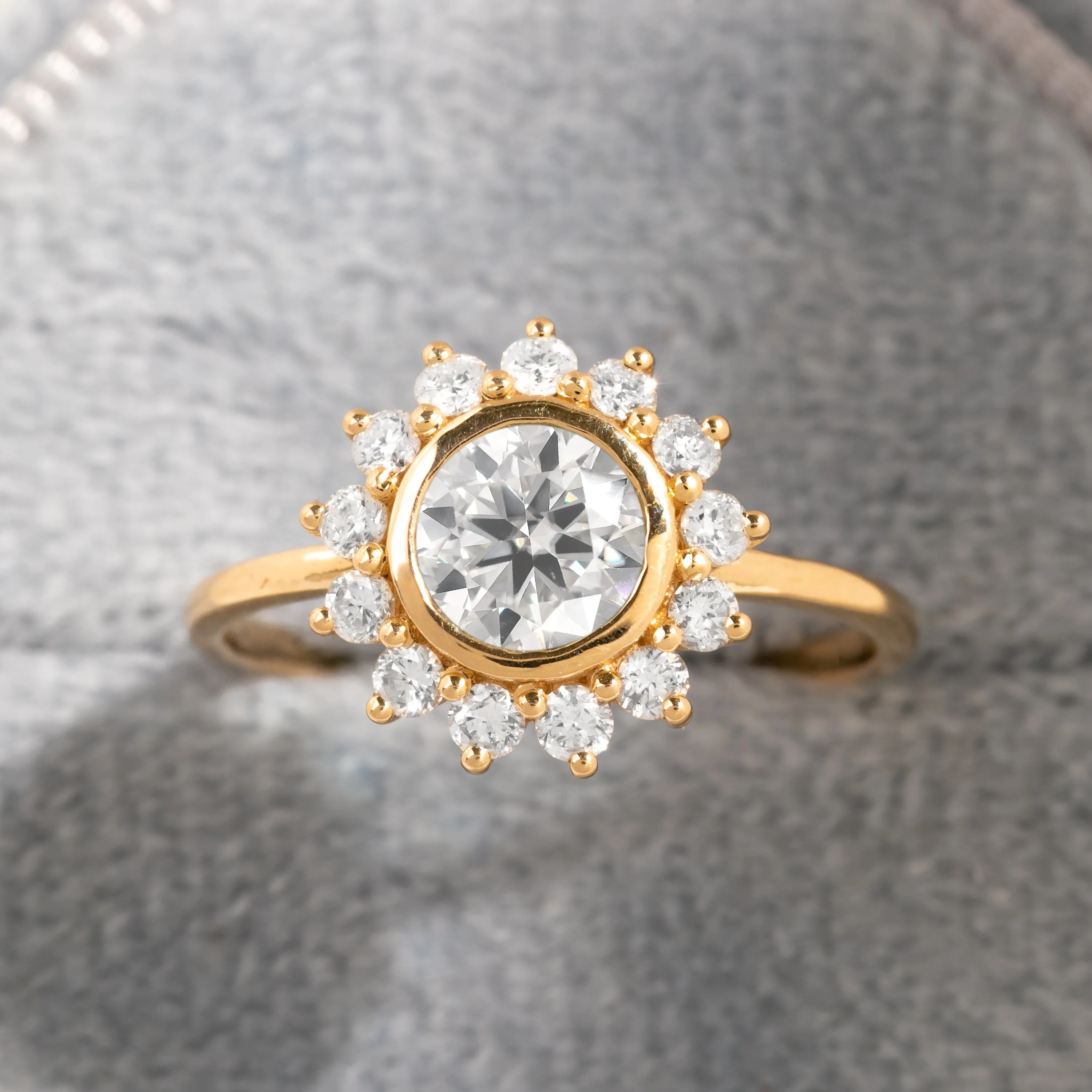 Sunny Moissanite Ring