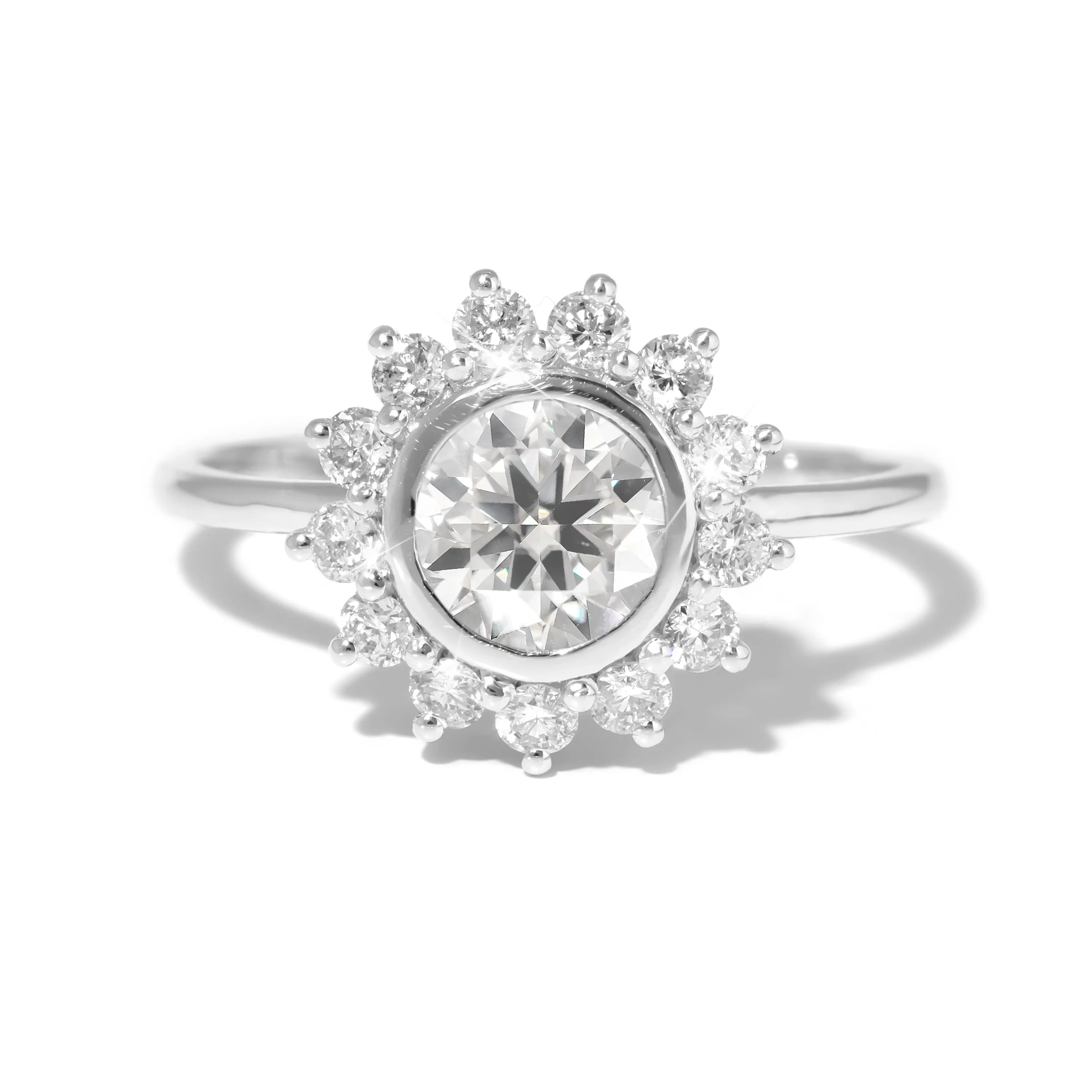 Sunny Moissanite Ring