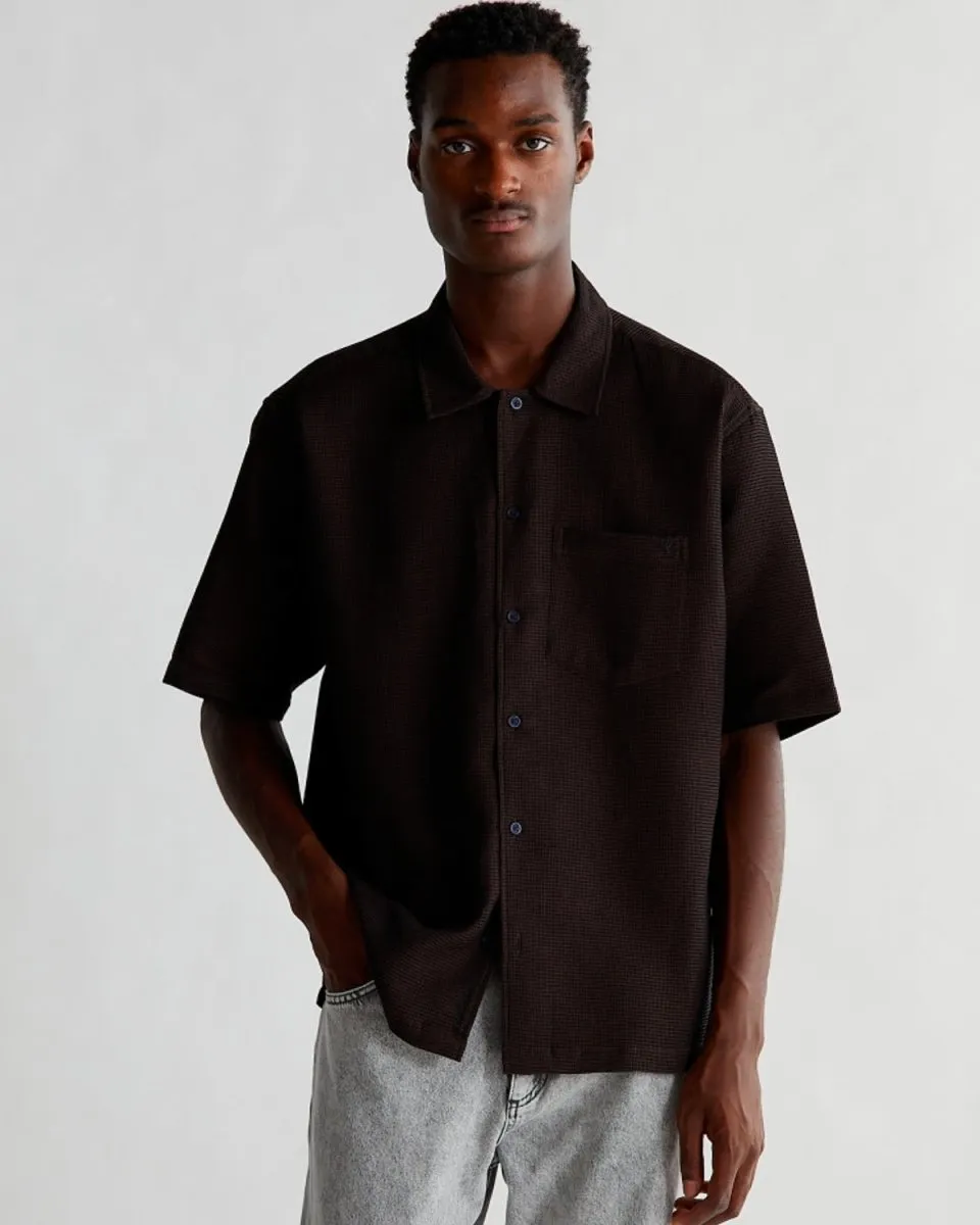Sunny Waffle Shirt - Brown