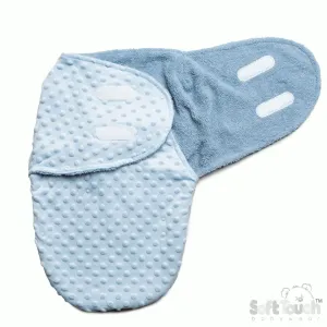 Swaddle Bag -Blue Bubble (NB-3m) (PK4) SW116B